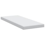 vidaXL Coussins de Matelas Blanc 80 x 200 cm