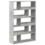 vidaXL Bibliothèque gris béton 100x33x156 5 cm bois d'ingénierie