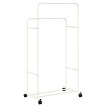 vidaXL Porte-vêtements Uni Blanc 80 x 53 x 156 cm
