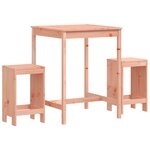 vidaXL Ensemble de bar de jardin 3 Pièces bois massif de Douglas