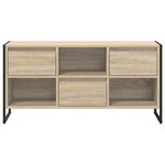 vidaXL Meuble TV Sonoma 100 x 36 x 49 5 cm Bois d'ingénierie