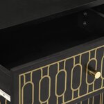 vidaXL Table de chevet 50x33x60 cm bois de manguier massif