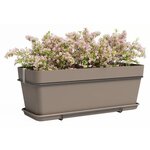 ARTEVASI - Kit Jardiniere capri 50cm v2 taupe 50,2 x 28,5 x h20,7 cm - 1,54l