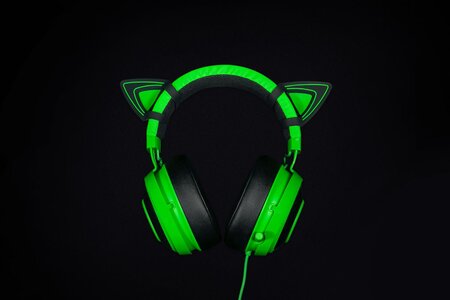 Razer acc casque kitty ears for kraken vert *rc21-01140200-w3m1* 2324