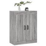 vidaXL Armoire murale sonoma gris 69 5x34x90 cm bois d'ingénierie