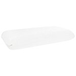 vidaXL Coussin de sommeil Uni Blanc 70 x 36 x 13 cm