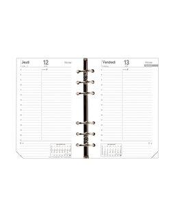 Recharge Agenda Organiseur Timer 17 1 jour page DEC/DEC 10 x 17 cm QUOVADIS