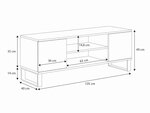 Meuble Tv focus 135 cm style loft