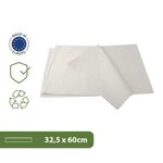 Pack and Move - Lot 100 feuilles papier de soie - 32 5 x 60 cm - Blanc - Emballage cadeau décoration anniversaire mariage