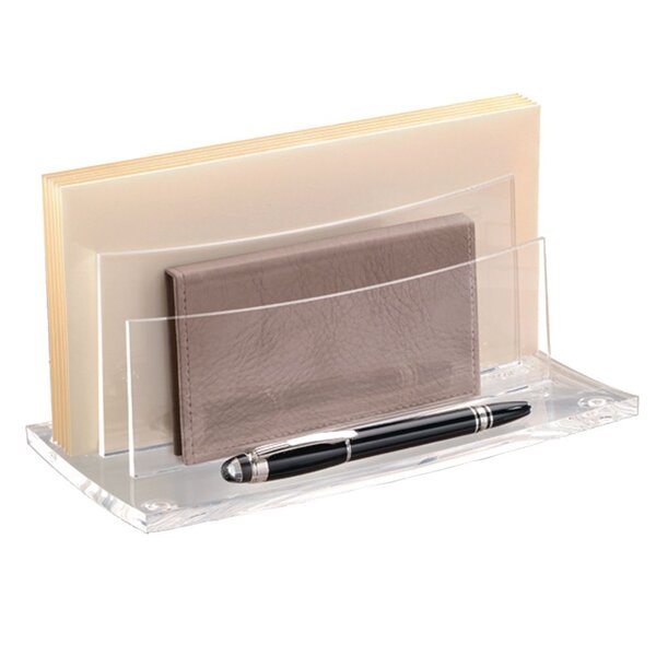 Trieur à enveloppes AcryLight 450 50 enveloppes 2 compartiments Acrylique Cristal