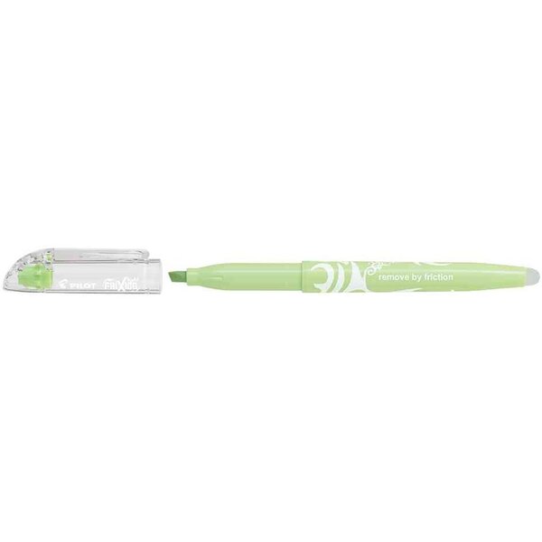 Surligneur frixion light natural effaçable pointe biseau vert clair x 12 pilot