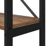 vidaXL Étagère Bois ancien 156 x 25 x 167.5 cm Bois d'ingénierie