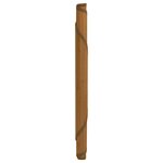 vidaXL Tapis rond marron 60 cm bambou
