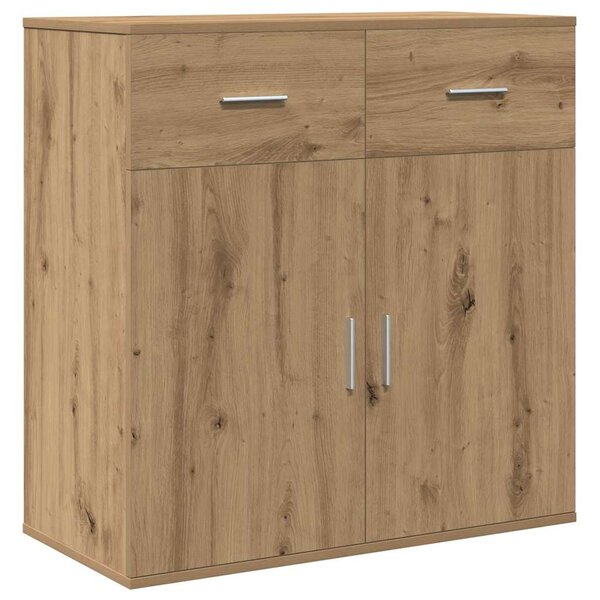 vidaXL Buffet chêne artisanal 79 x 38 x 80 cm Bois d'ingénierie