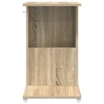 vidaXL Table d'appoint Chêne Sonoma 40 x 35 x 60 cm Bois d'ingénierie