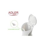 Bouilloire Plastique AD 03 1,0 L 900W Blanc ADLER EUROPE
