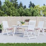 vidaXL Coussins de chaise de jardin lot de 4 carreaux rouges 40x40x3cm
