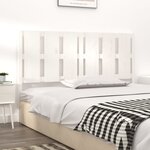 vidaXL Tête de lit blanc 155 5x4x100 cm bois massif de pin
