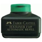 Recharge TEXTLINER REFILL 1549  pour surligneur 1546 et 1543  coloris vert FABER-CASTELL