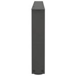 vidaXL Pieds de table basse en forme de V  2 pièces  anthracite  70 x (30-31 3) cm  acier