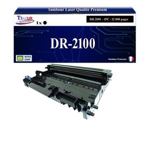 Kit Tambour compatible avec Brother DR2100 pour Brother DCP-7030 DCP-7040 DCP-7045N DCP-7048W - 12 000 pages - T3AZUR