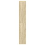 vidaXL Bibliothèque chêne sonoma 72x20x120 cm bois d'ingénierie