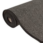 vidaXL Tapis de couloir aspect sisal anthracite 80x250 cm