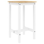 vidaXL Ensemble de bar 5 Pièces Blanc Bois de pin massif