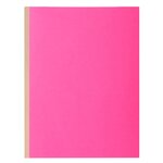 Paquet De 10 Chemises À Soufflet Dos Toilé Rock''s 320g/m2 - 24x32cm - Rose - X 10 - Exacompta