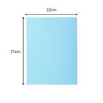 Paquet de 30 sous-chemises SUPER 60 - 22x31cm - Couleurs assorties x 10 EXACOMPTA