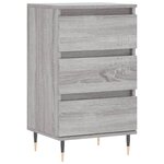 vidaXL Buffet sonoma gris 40x35x70 cm bois d'ingénierie