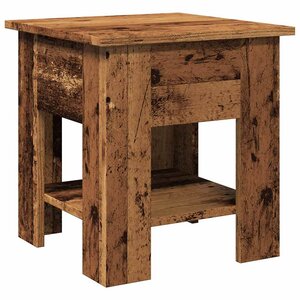 vidaXL Table basse vieux bois 40x40x42 cm bois d'ingénierie