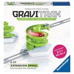 Gravitrax bloc d'action spirale - jeu de construction stem - circuit de billes créatif - ravensburger- des 8 ans