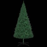 vidaXL Arbre de Noël artificiel pré-éclairé et boules 400 cm vert