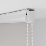 vidaXL Store enrouleur de douche avec cassette largeur du tissu 146 cm