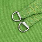 vidaXL Voile d'ombrage 160 g/m² rectangulaire vert clair 2x3 5 m PEHD