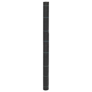 vidaXL Membrane anti-mauvaises herbes noire 1 5 x 100 m PP