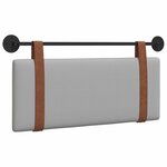 vidaXL Tête de lit suspendue Gris nuage PU antique