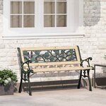 vidaXL banc Marron 116 x 54 x 73cm bois