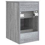 vidaXL Meuble de Salle de Bain In-between Sonoma gris