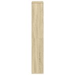 vidaXL Bibliothèque chêne sonoma 60x20x120 cm bois d'ingénierie