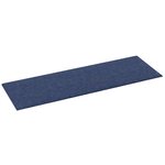 vidaXL Panneaux muraux 12 Pièces Bleu 90x30 cm Tissu 3 24 m²
