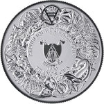 Monnaie UTOPIEC Slavic Bestiary 2 Oz Argent 1000 Francs Cameroon 2026