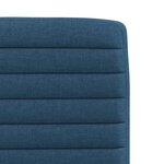 vidaXL Chaises à manger lot de 6 bleu tissu