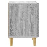 vidaXL Table de chevet Sonoma gris 43 x 34 5 x 50 cm Bois d'ingénierie