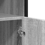 vidaXL Buffet sonoma gris 100x35x76 cm bois d'ingénierie