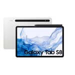 Tablette tactile - samsung galaxy tab s8 - 11 - ram 8go - stockage 128go - argent - wifi - s pen inclus