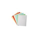 Pack 100 Chemises à bord décalé Forever® 280g Imprimée - 24x32cm - Bleu EXACOMPTA