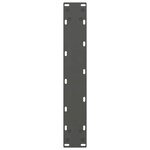 vidaXL Pieds de table de bar Anthracite 2 pièces 40 x (110-111) cm Acier