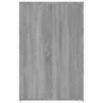 vidaXL Bureau Sonoma gris 100x49x75 cm Bois d'ingénierie